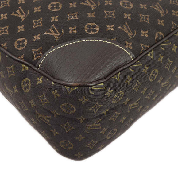 LOUIS VUITTON 2006 Brown Monogram Mini Lin Boulogne Shoulder Bag M95225 192495 - Picture 4 of 10